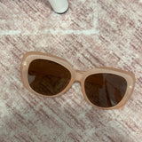 Square Lens Sunglasses | Clear Brown