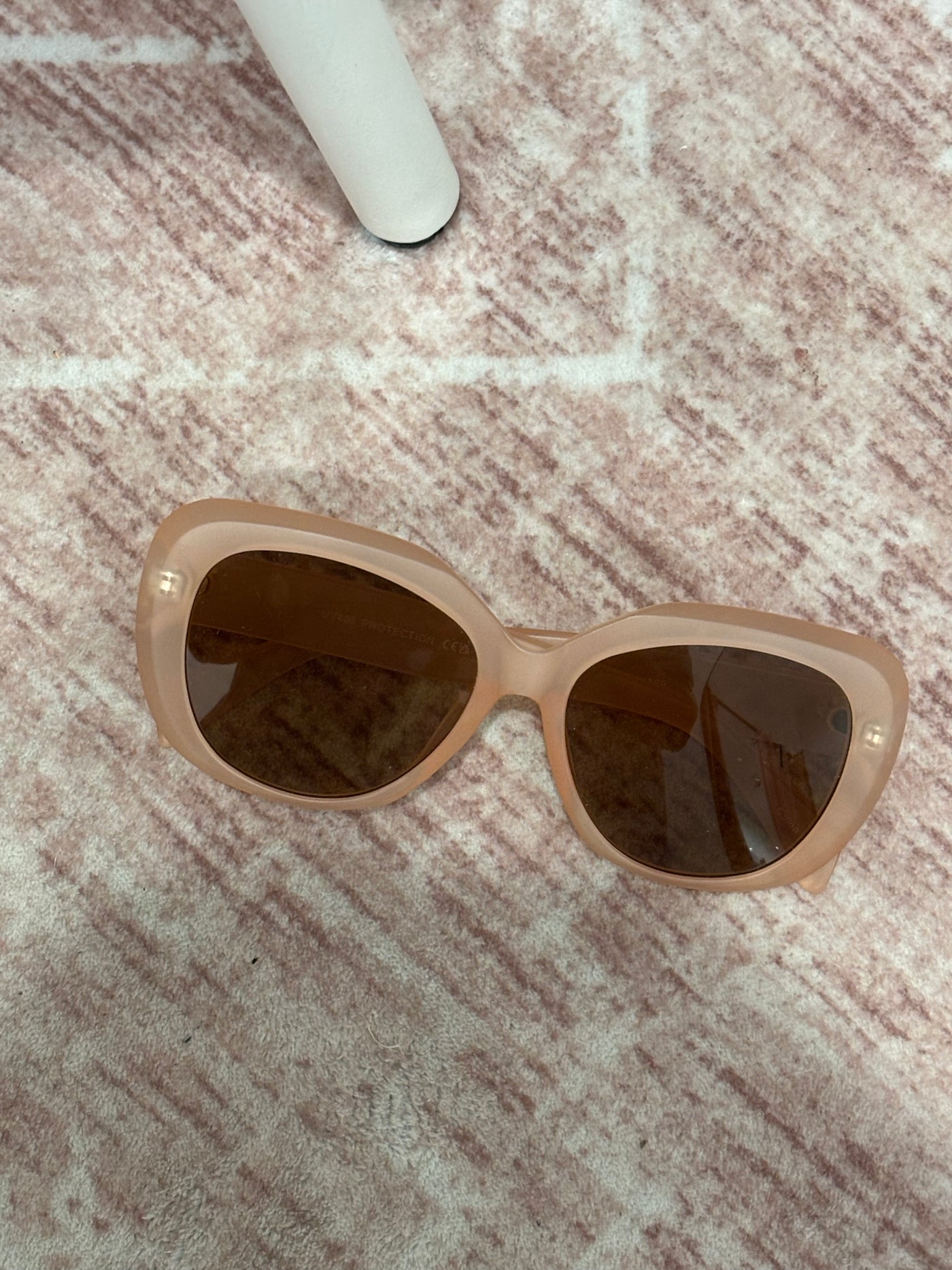 Square Lens Sunglasses | Clear Brown