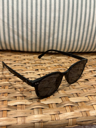 Round Frame Sunglasses | Black