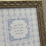 Your Heart Carries Grace Framed Artwork