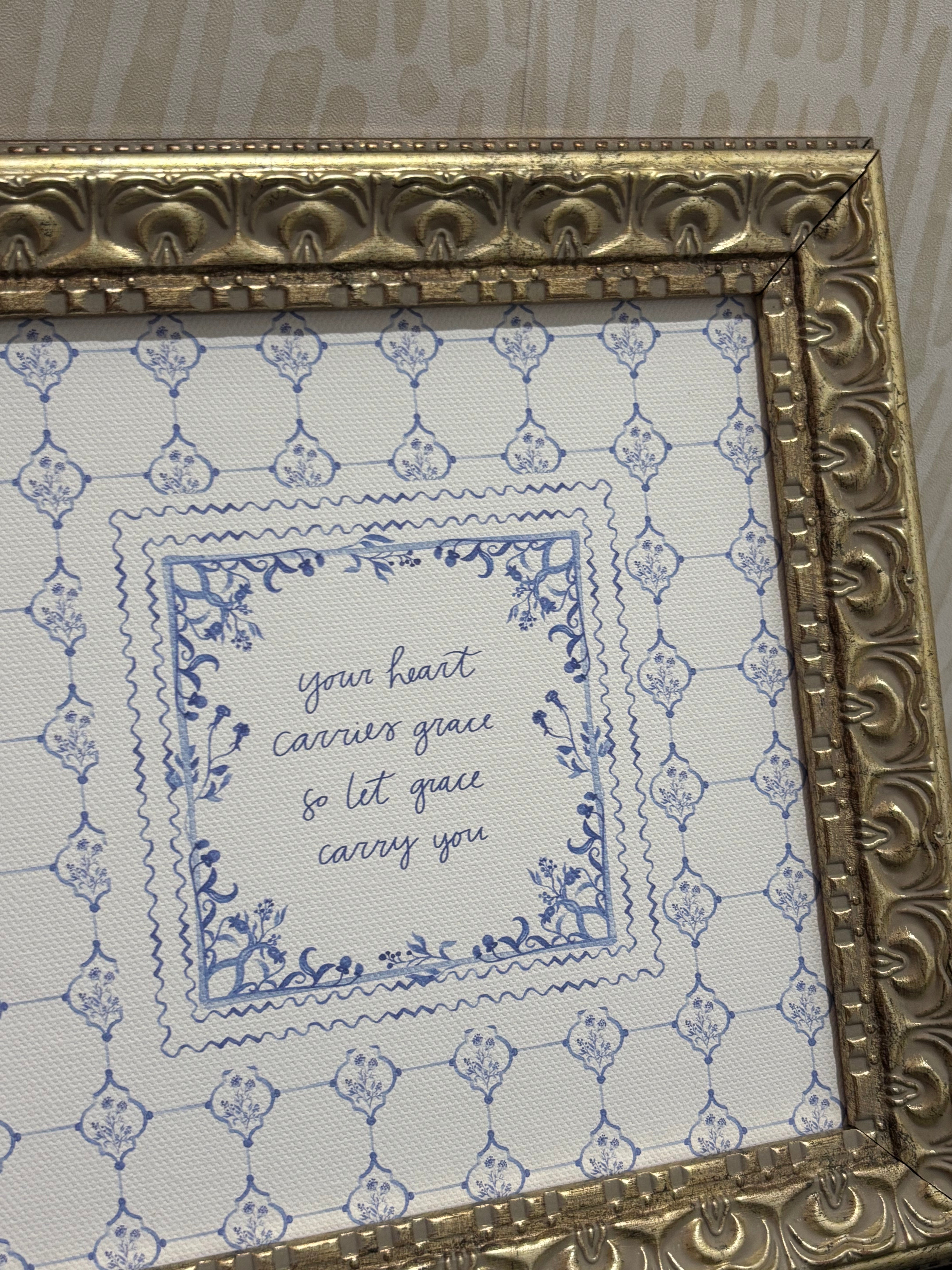 Your Heart Carries Grace Framed Artwork