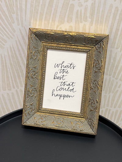The Best That Could Happen Framed Artwork