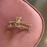 Floral Coquette Claw Clips | Blue