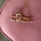 Floral Coquette Claw Clips | Pink Daises