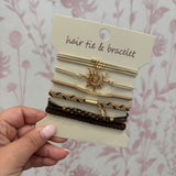 Boho Hair Tie Bracelet | Sun