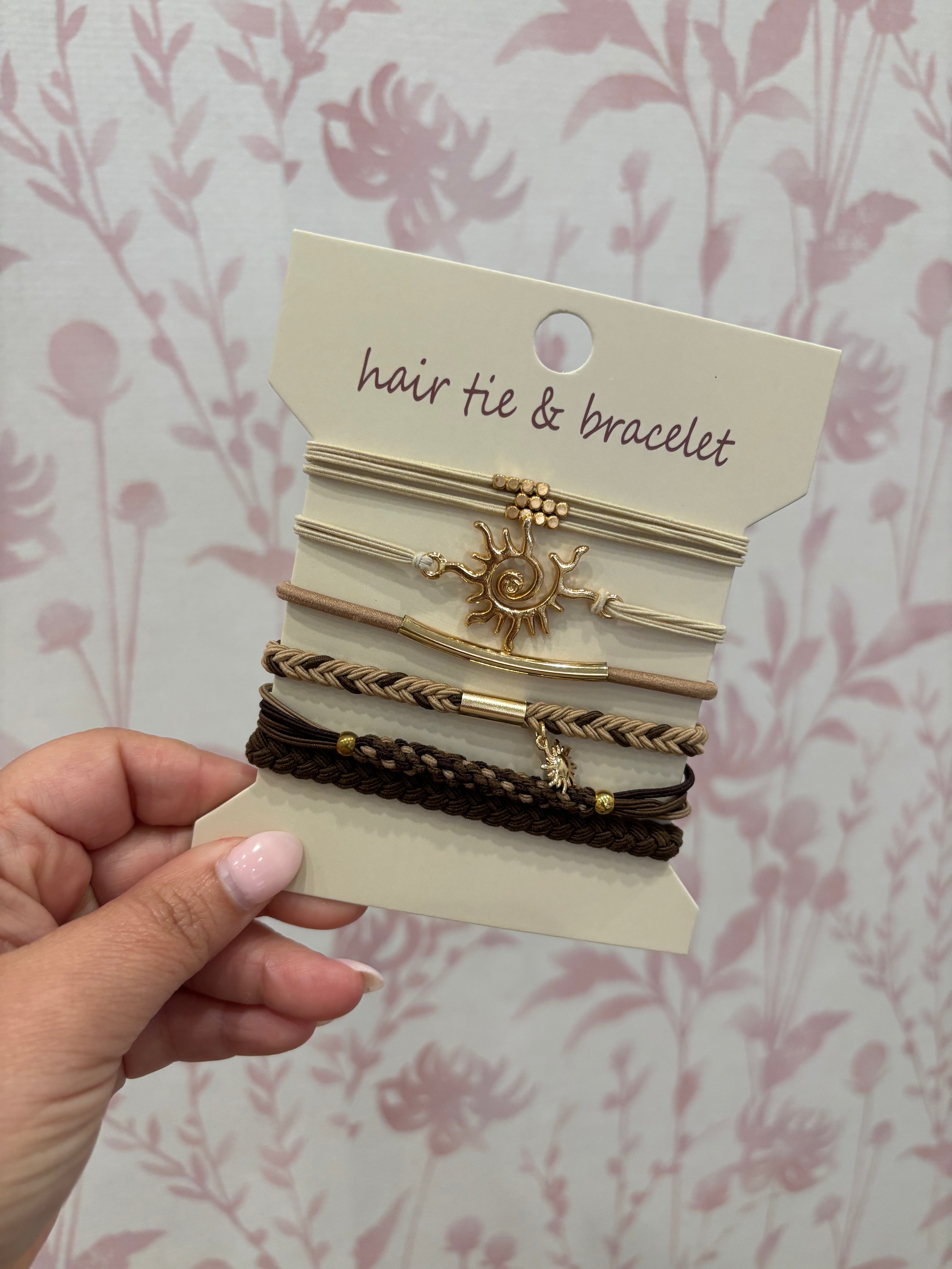 Boho Hair Tie Bracelet | Sun