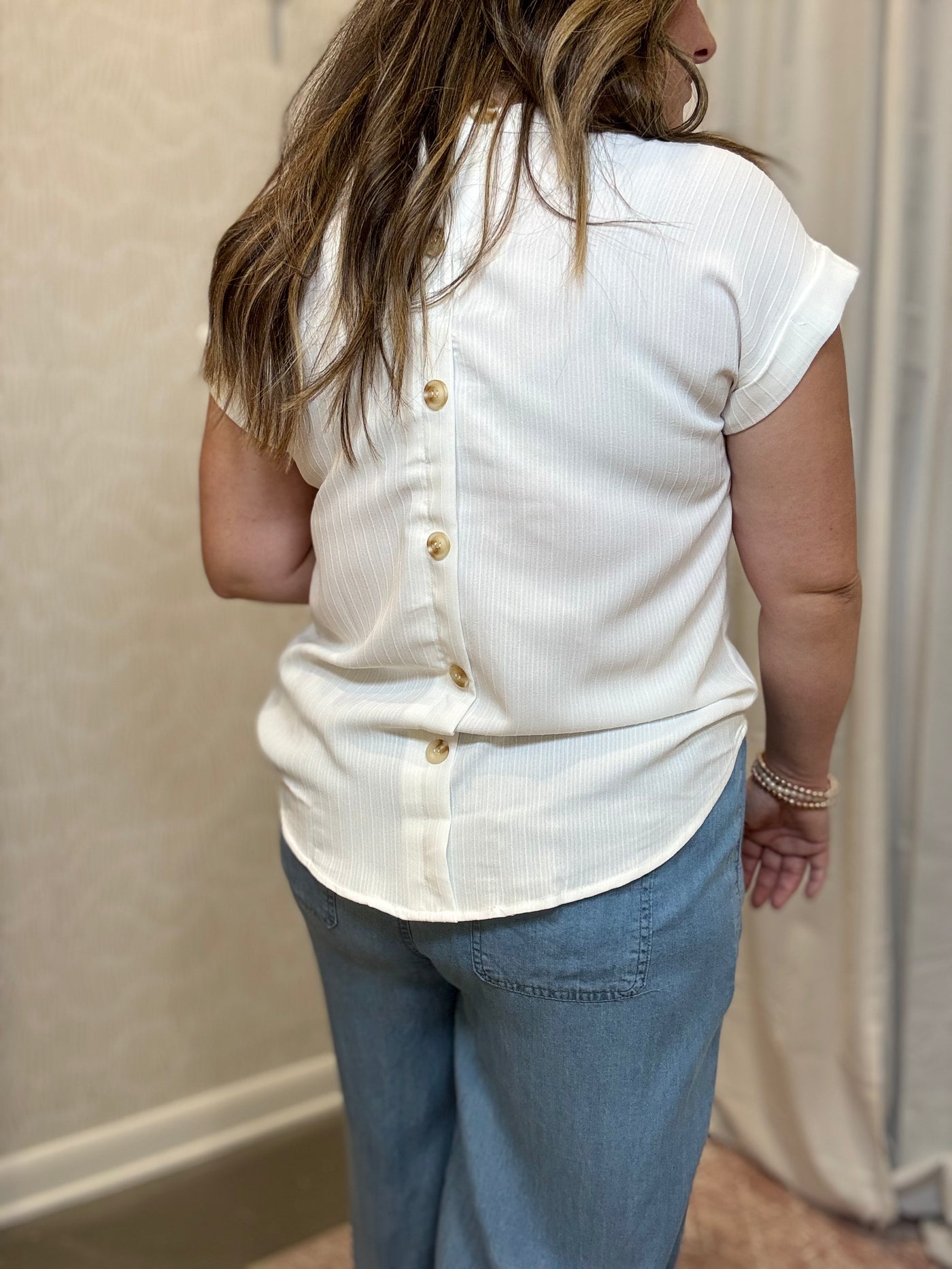 Eyelet Lace Blouse for Women