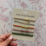 Boho Hair Tie Bracelet | Palm Tree