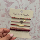 Boho Hair Tie Bracelet | Compass