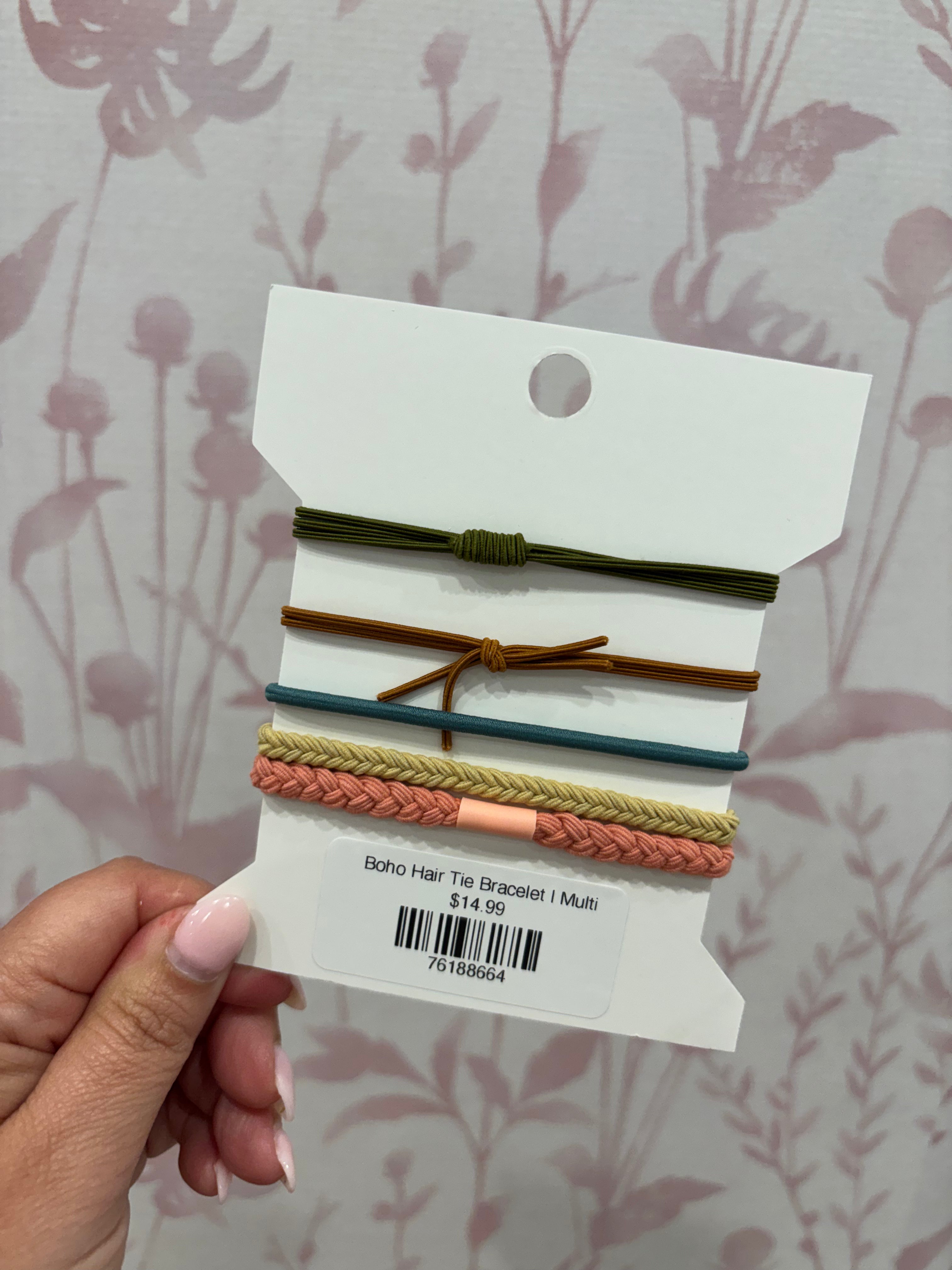 Boho Hair Tie Bracelet | Multi