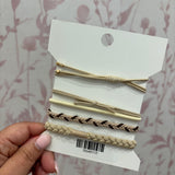 Boho Hair Tie Bracelet | Off-White