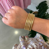 Coil Snake Chain Bracelet | Gold