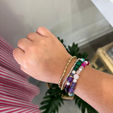Multi-Color Beaded Bracelet Set