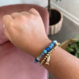 Nautical Glass Beaded Bracelet Set
