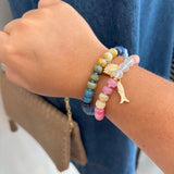 Nautical Beaded Stretch Bracelet Set