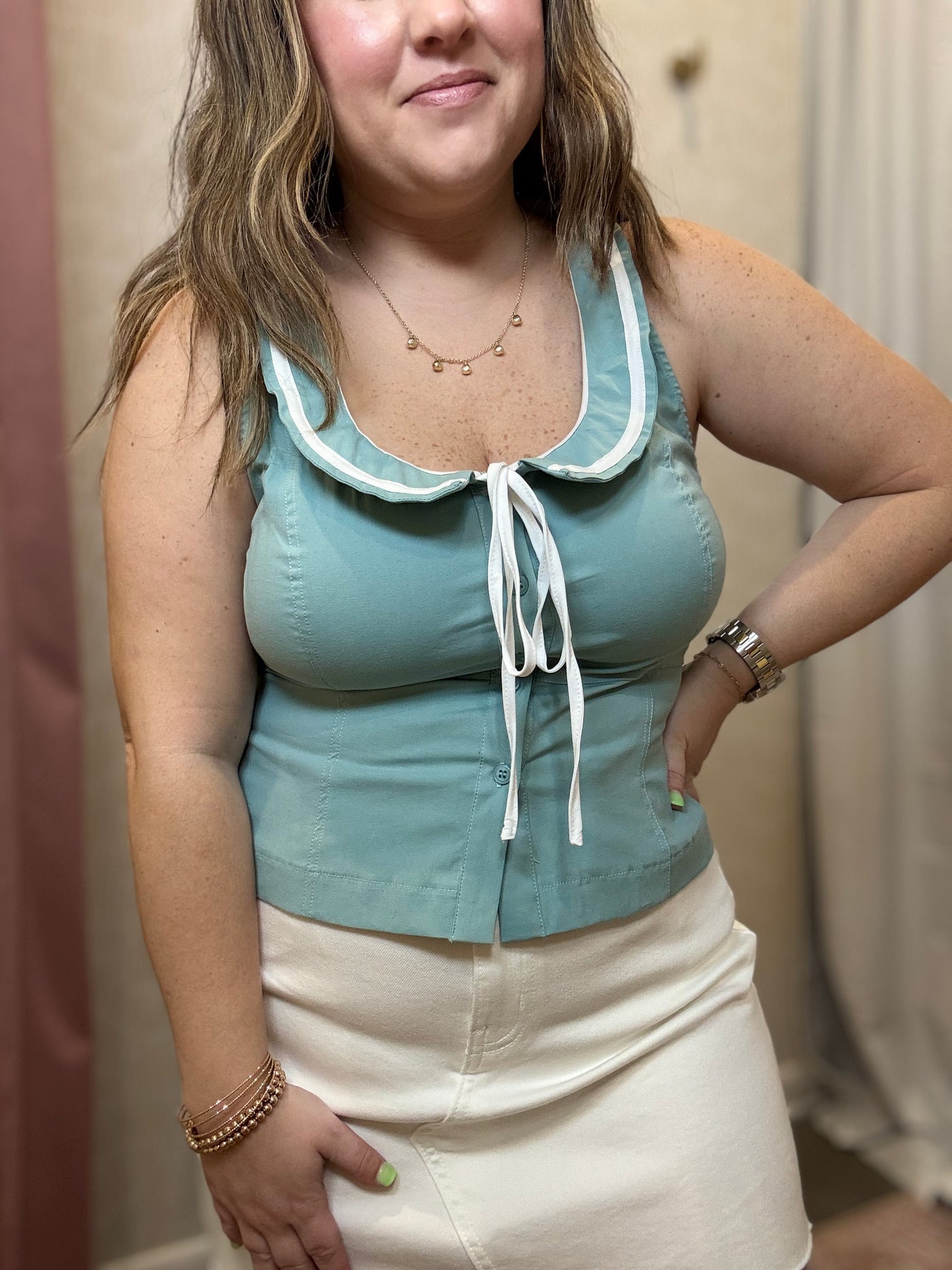 Tenley Scoop Neck Top