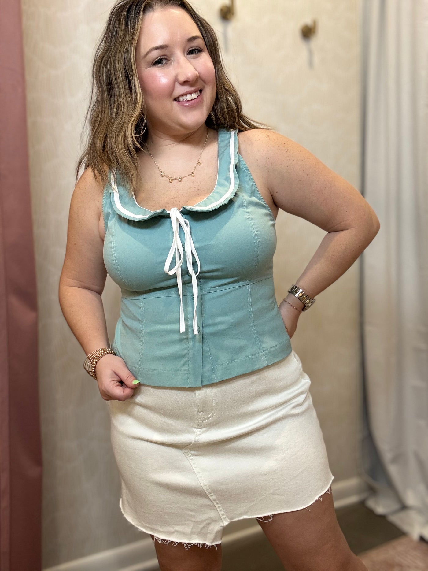 Tenley Scoop Neck Top