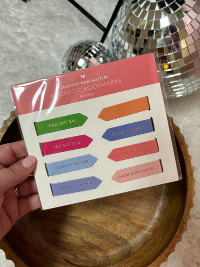 Magnetic Bookmarks | Motivational Page Markers