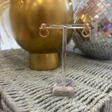 Horsebit Drop Earring