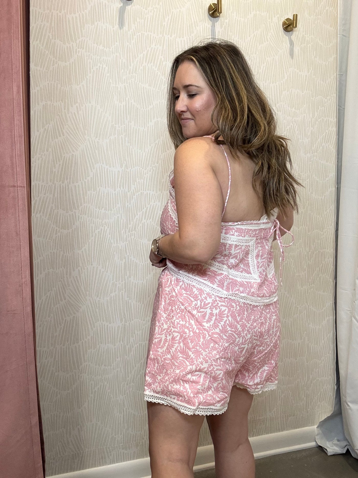 Palm Print Shorts