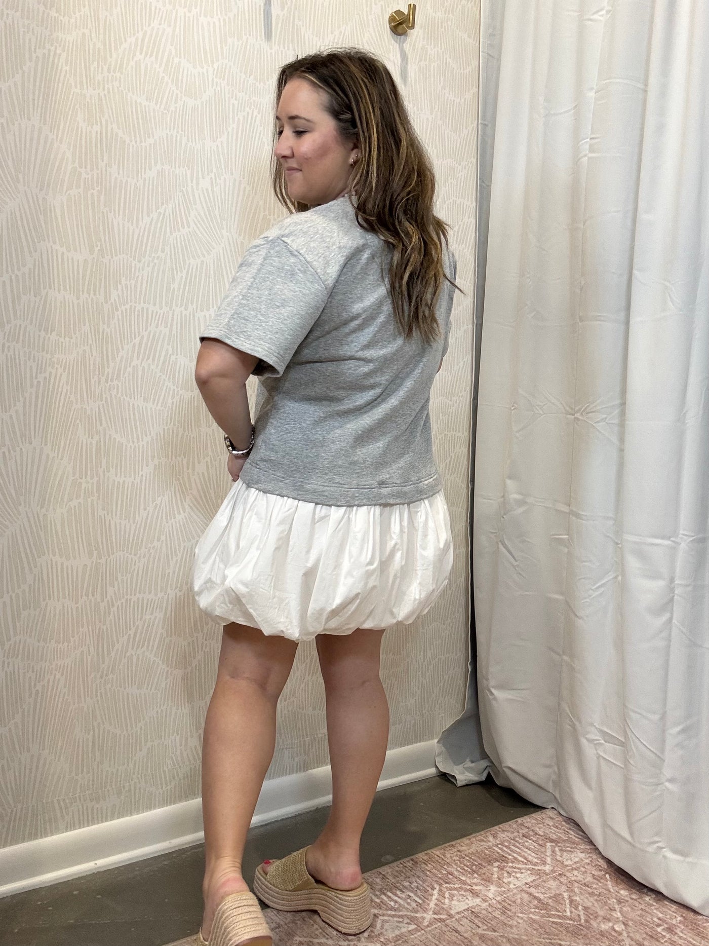 Poplin Bubble Dress