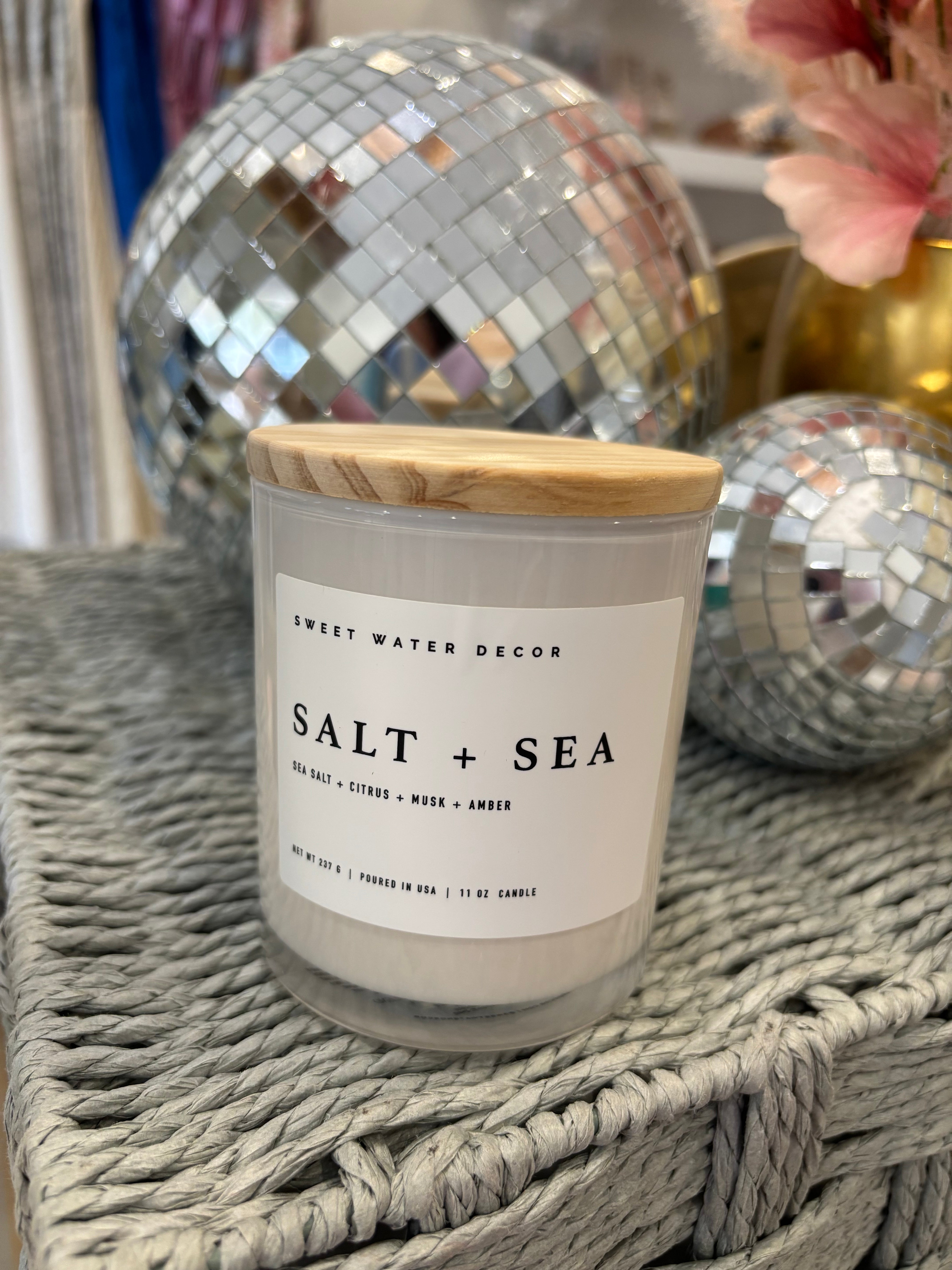 Soy Candle 11oz | Salt & Sea