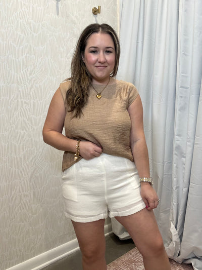 Starfish Embroidered Shorts