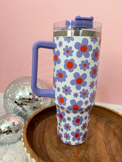 Floral 40oz Tumbler for women