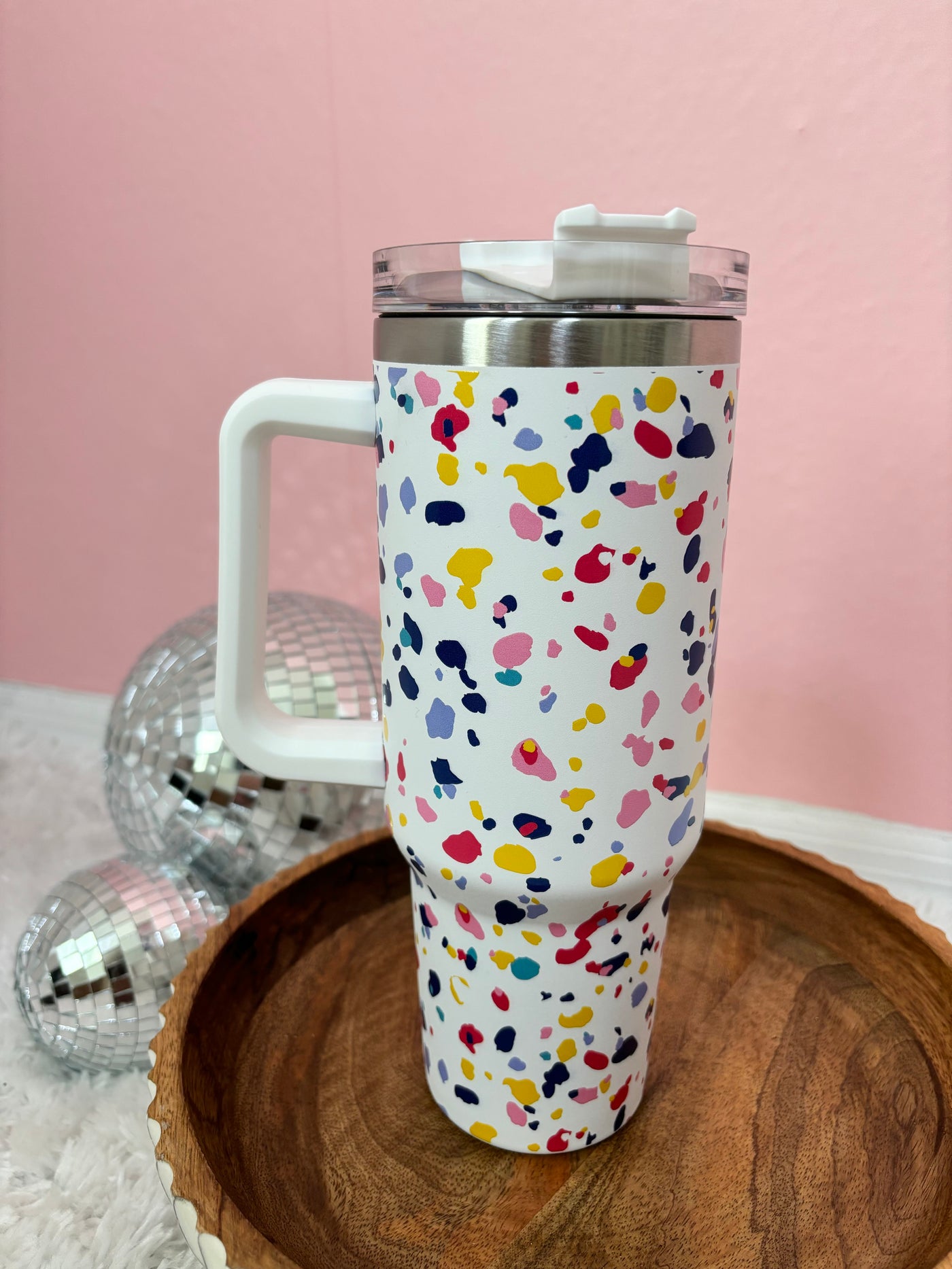 Confetti Print 40oz Tumbler