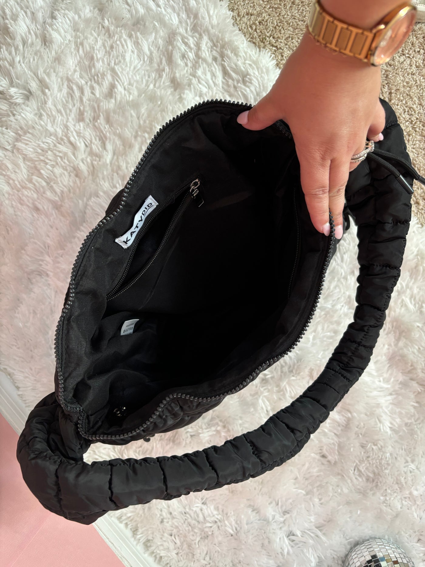 Black Hobo Bag For Women