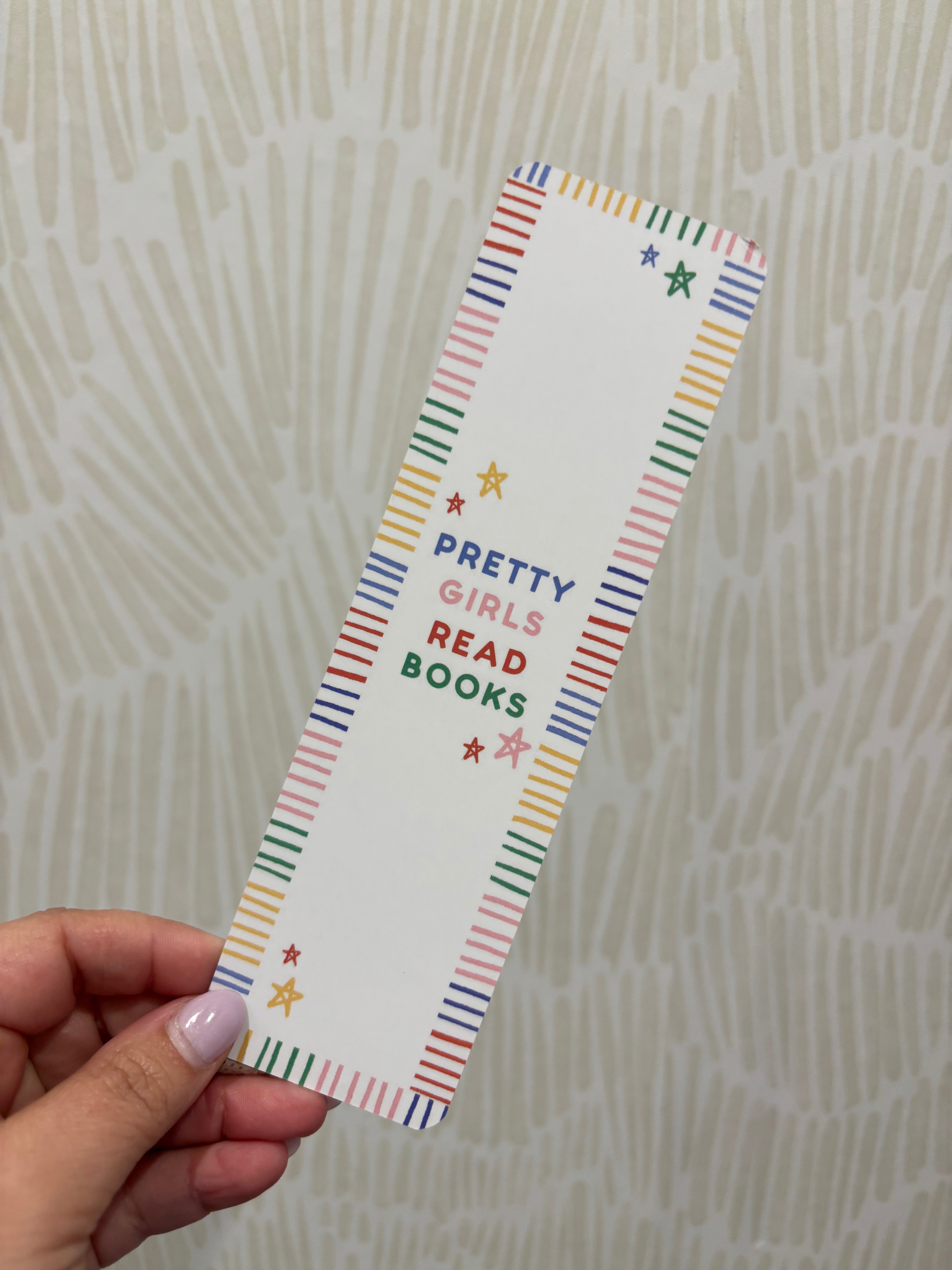 Stars and Stripes Bookmark - Pretty Girls Read