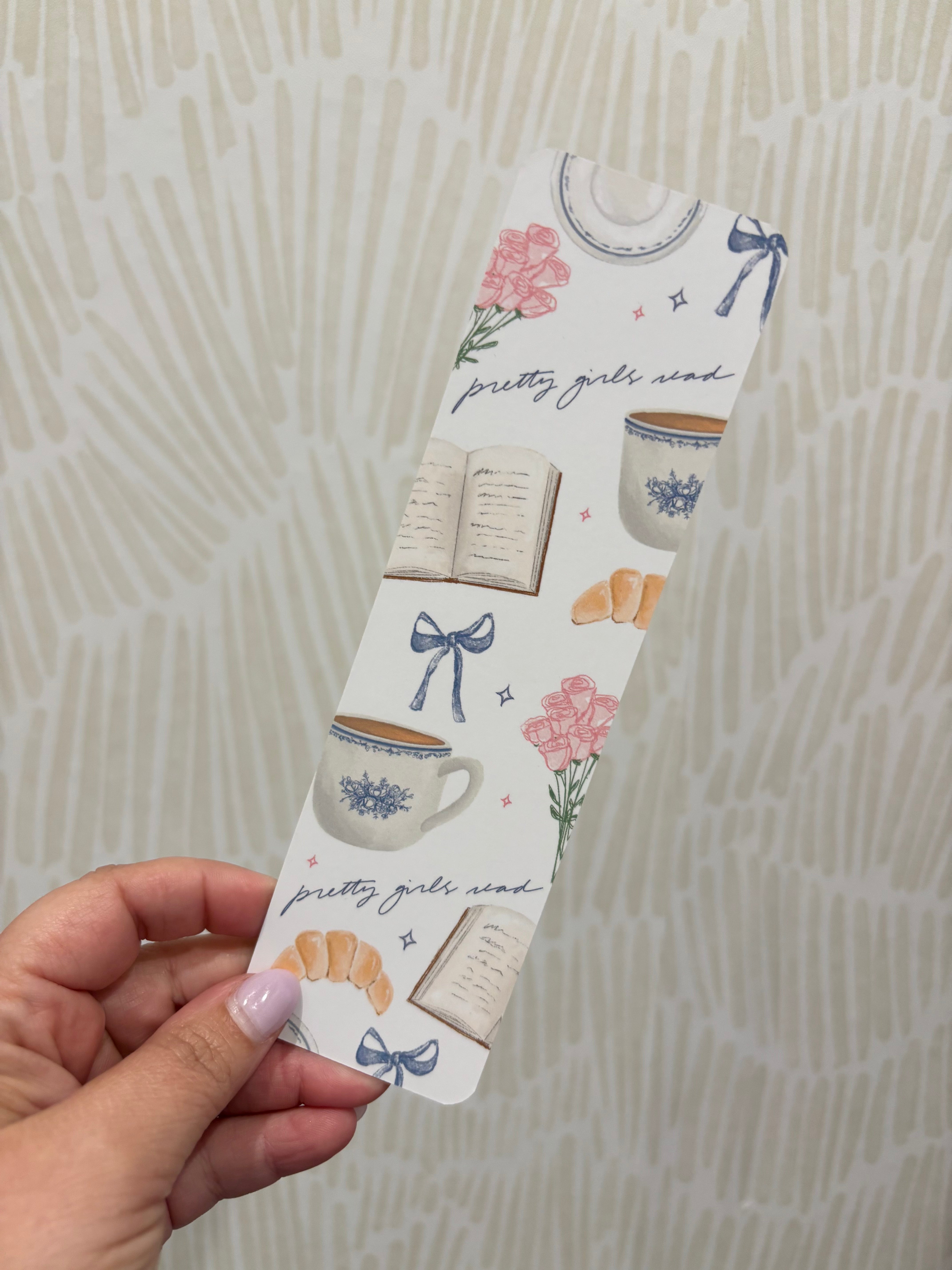 Whimsical Coffee Bookmark - Multicolored