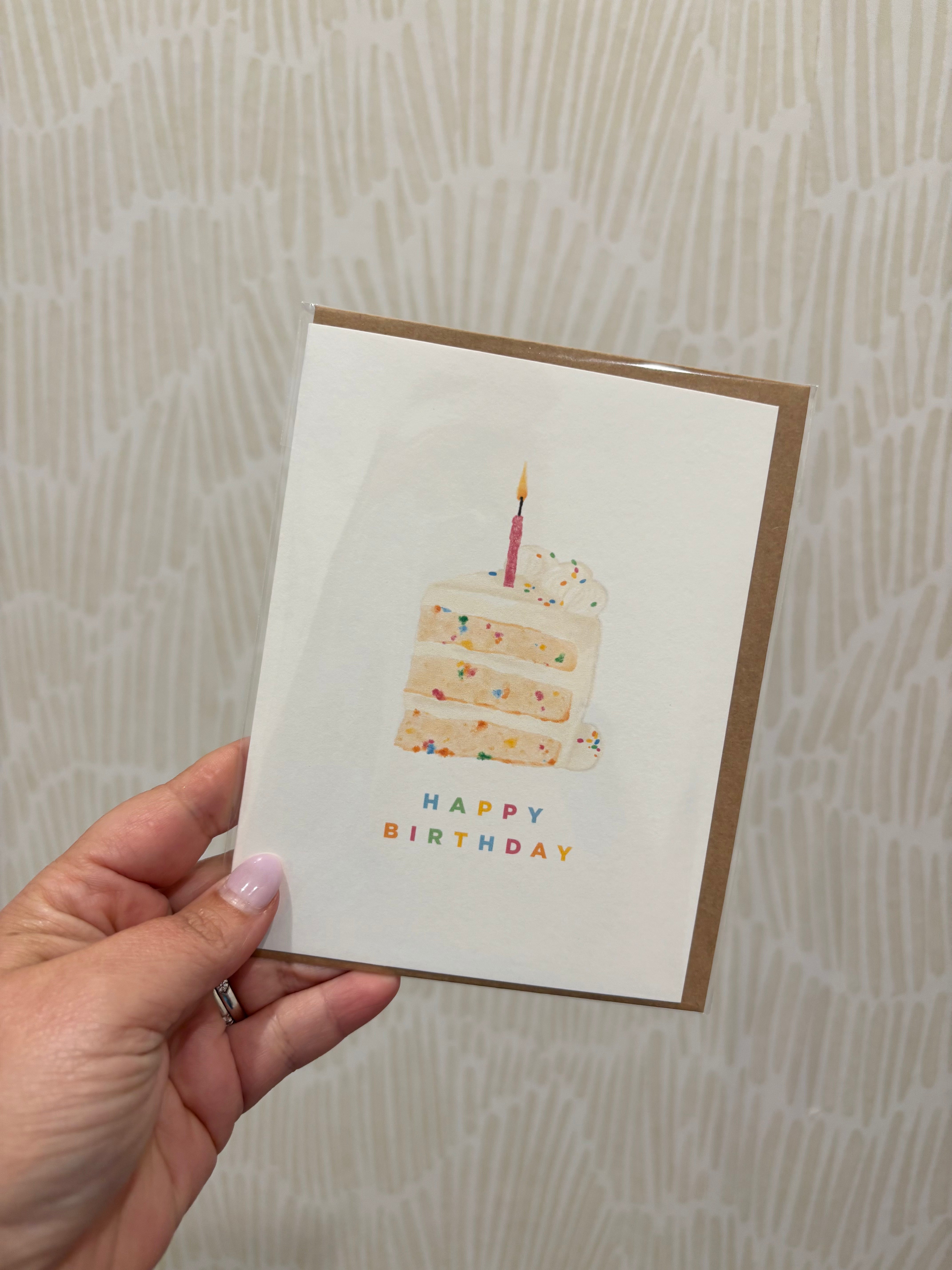 Birthday Cake Birthday Card