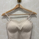 Seamless Lace Bralette | Sand Beige
