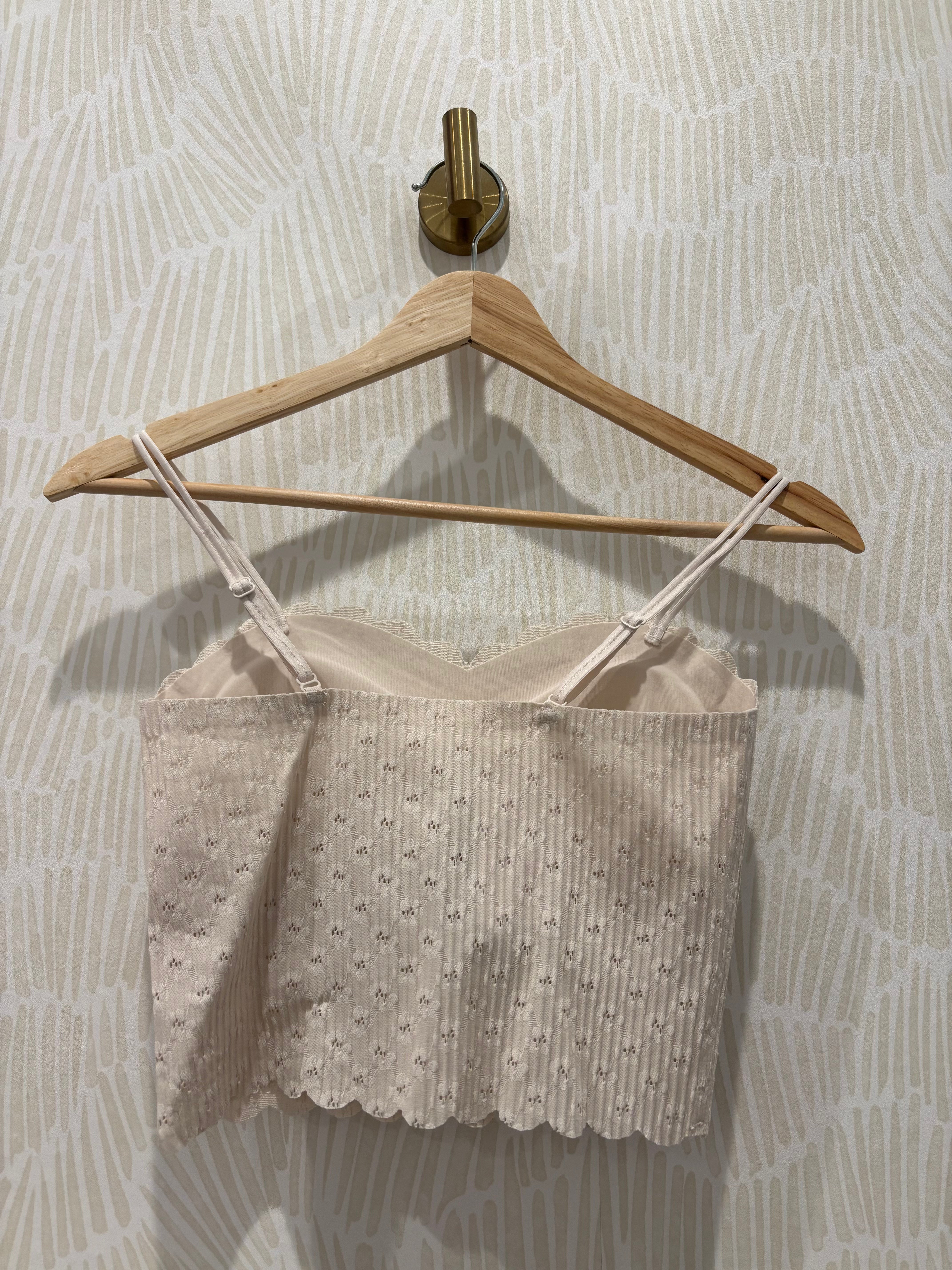 Seamless Lace Bralette | Sand Beige