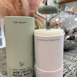 Mint Green Tea Jade Crystal Facial Roller