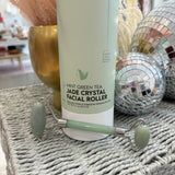 Mint Green Tea Jade Crystal Facial Roller