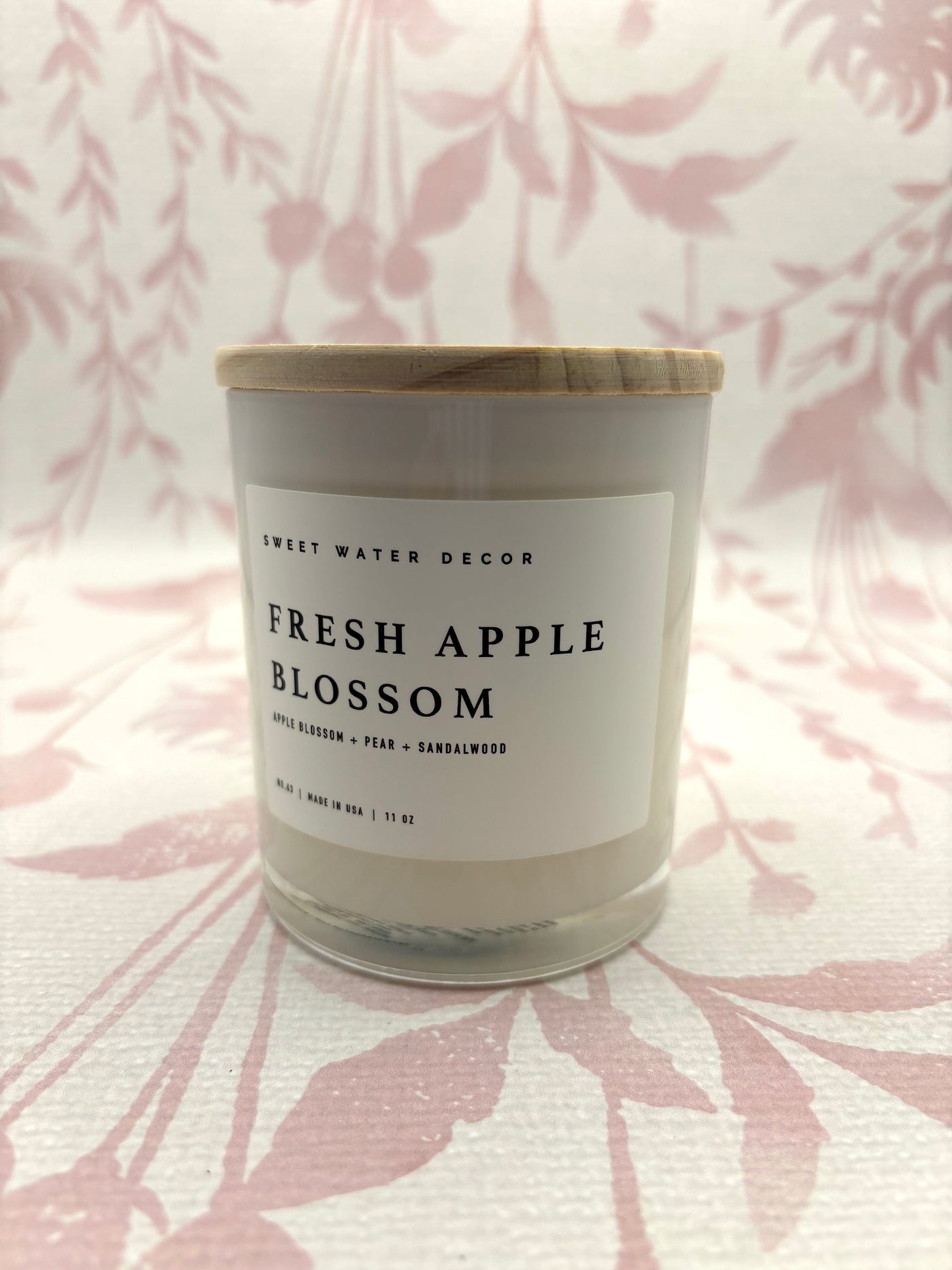 Soy Candle 11 oz | Fresh Apple Blossom