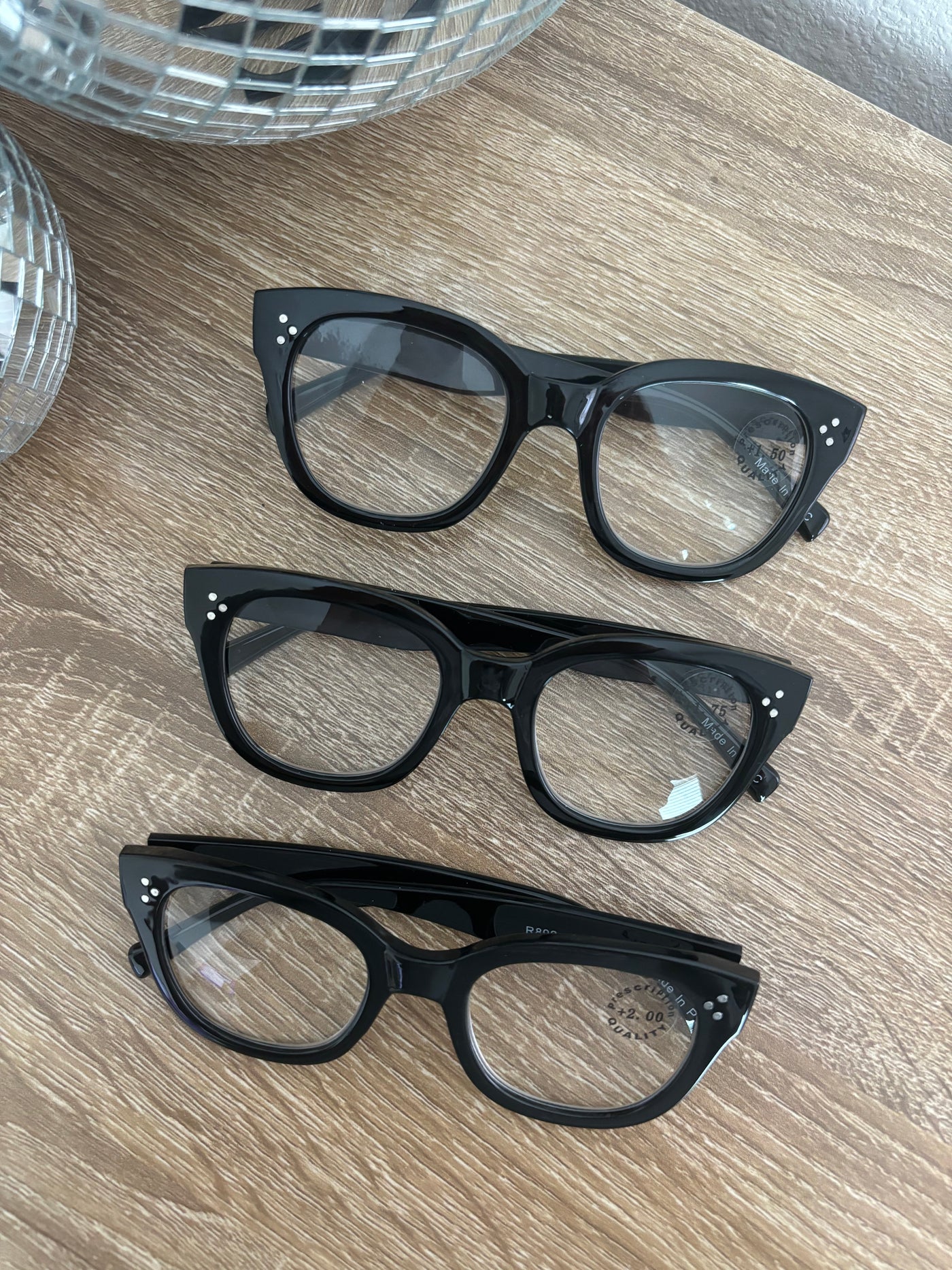 Black Cateye Reading Glasses