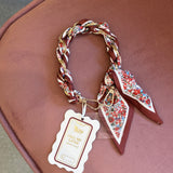 Gold Scarf Purse & Phone Chain | Crimson Rose