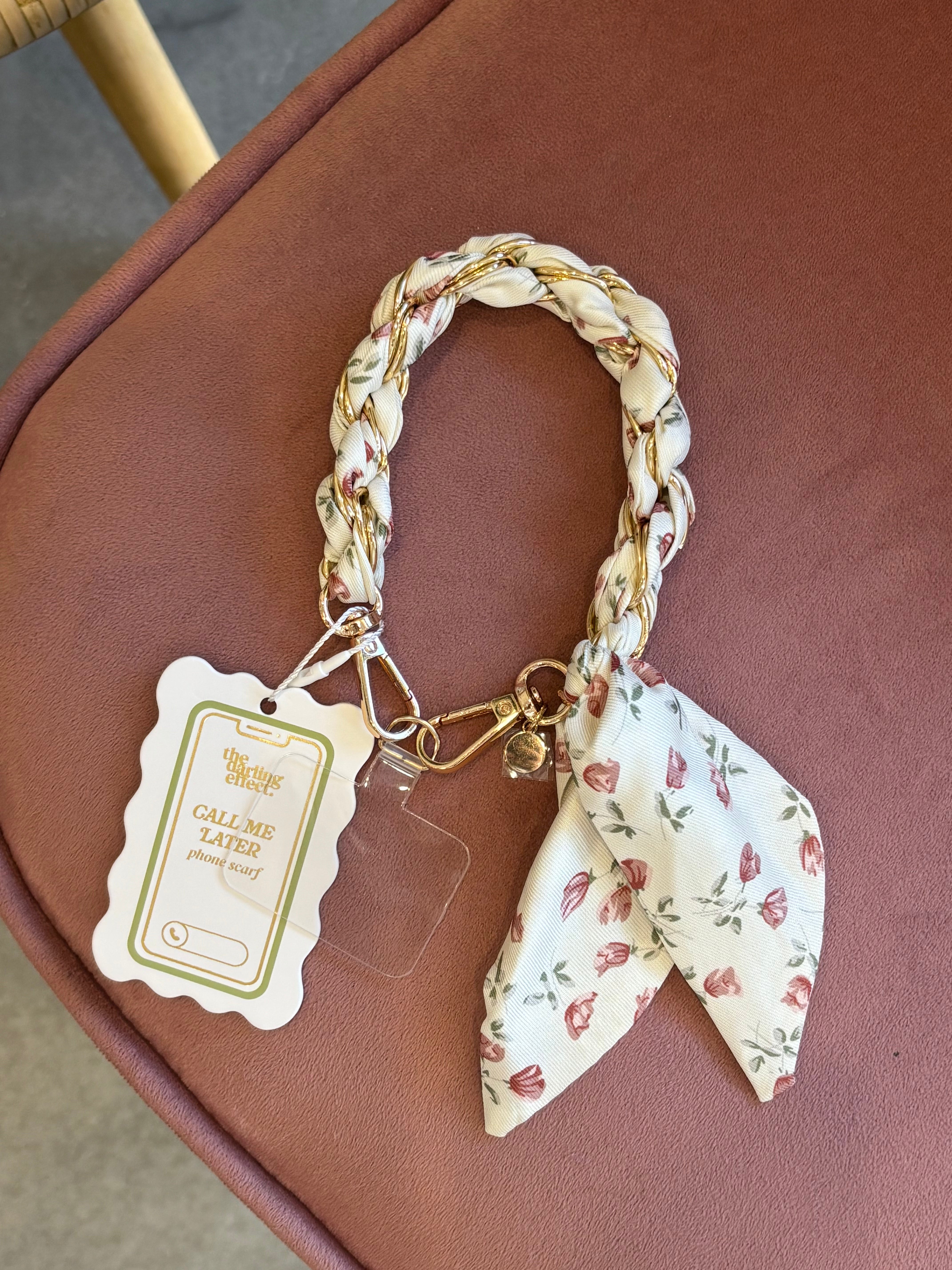 Gold Scarf Purse & Phone Chain | Garden Party