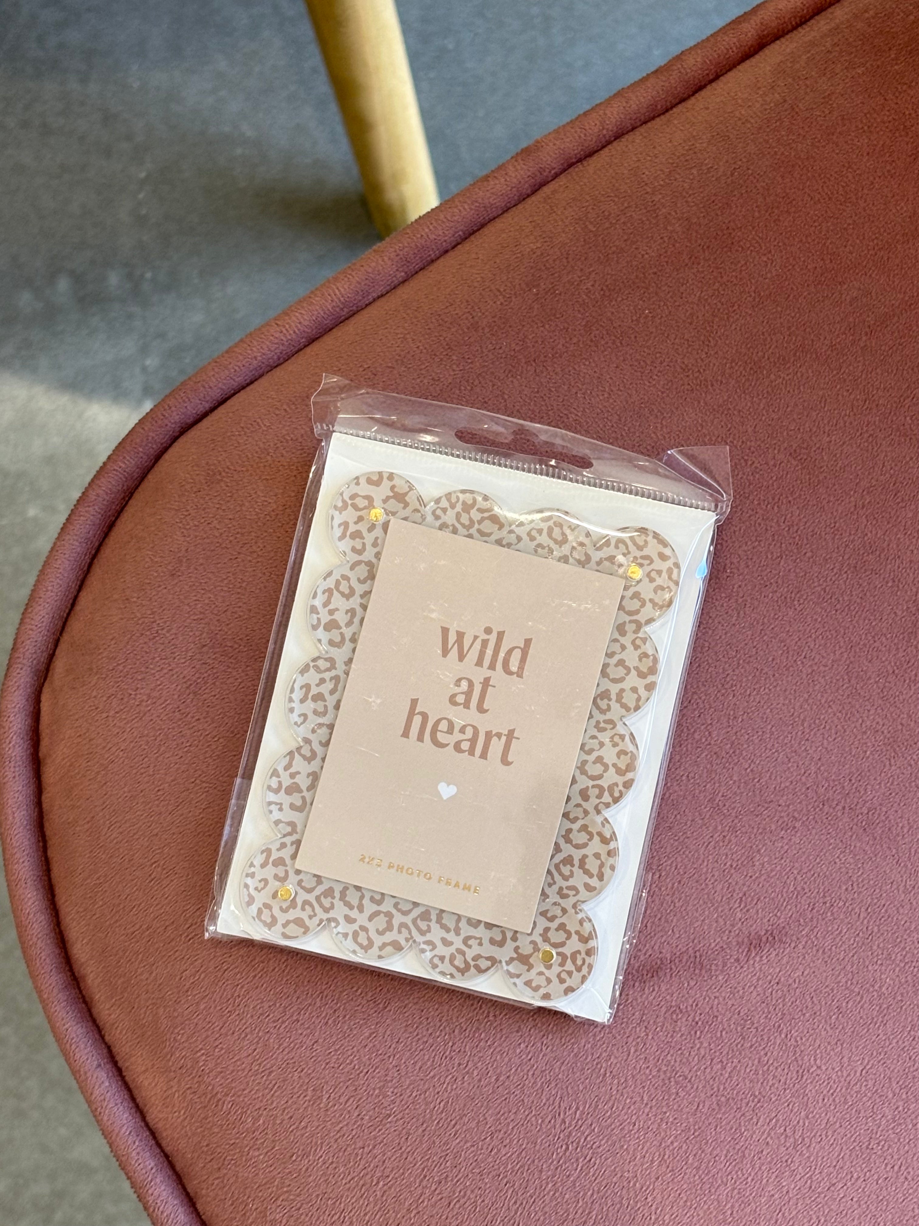 Mini Acrylic Picture Frame Magnet | Cheetah