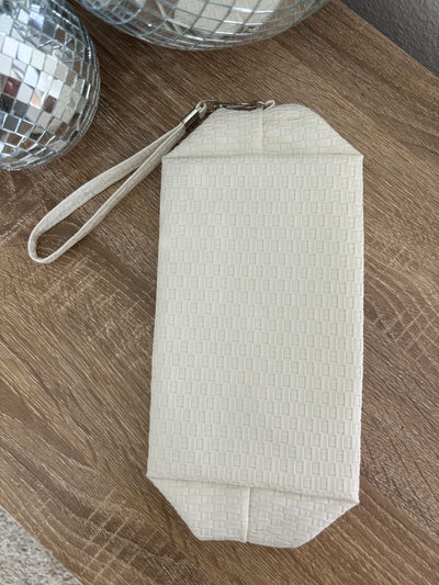 White Cosmetic Bag for Women