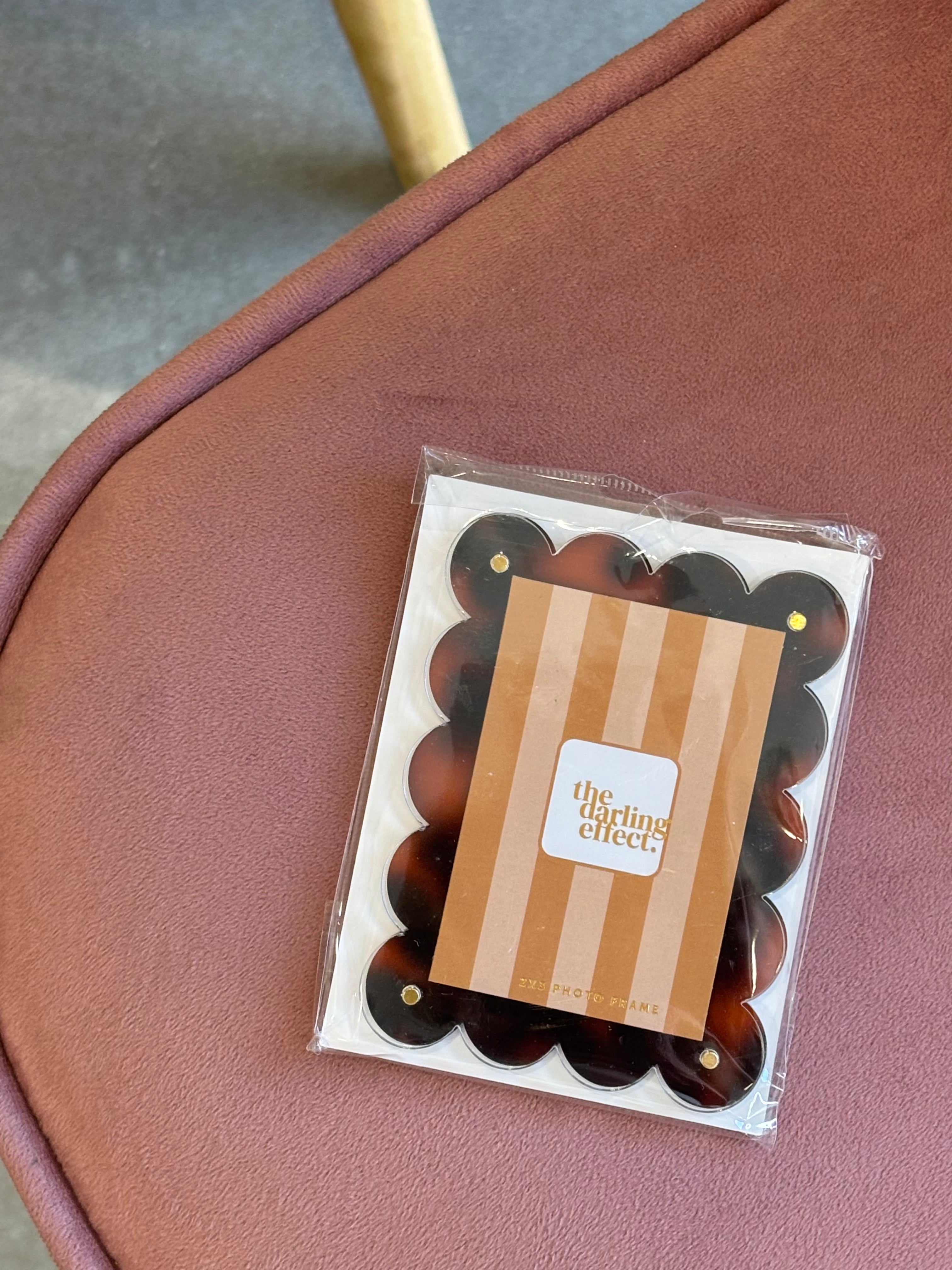 Mini Acrylic Picture Frame Magnet | Tortoise