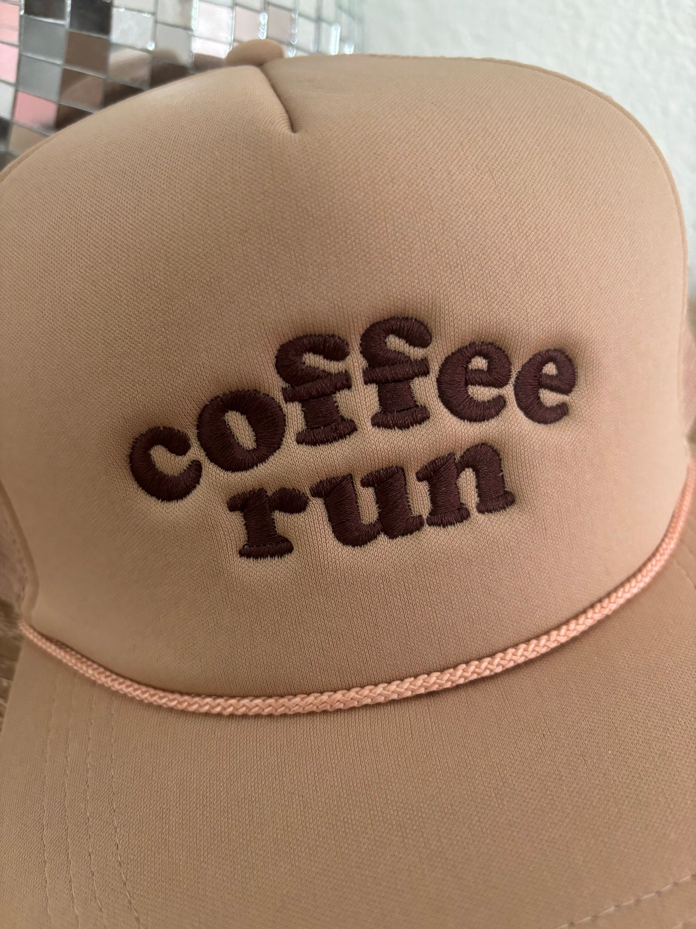 Coffee Run Trucker Hat for Women