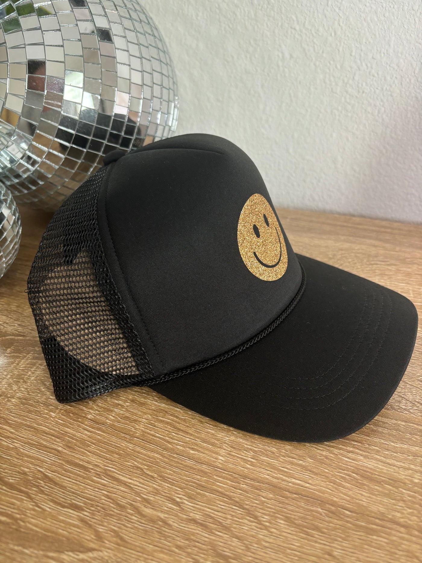 Black Trucker Hat for Women