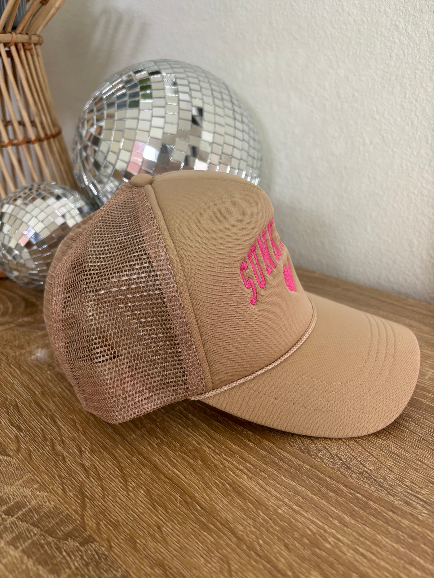 Women's Trucker at for the beach Sunkissed