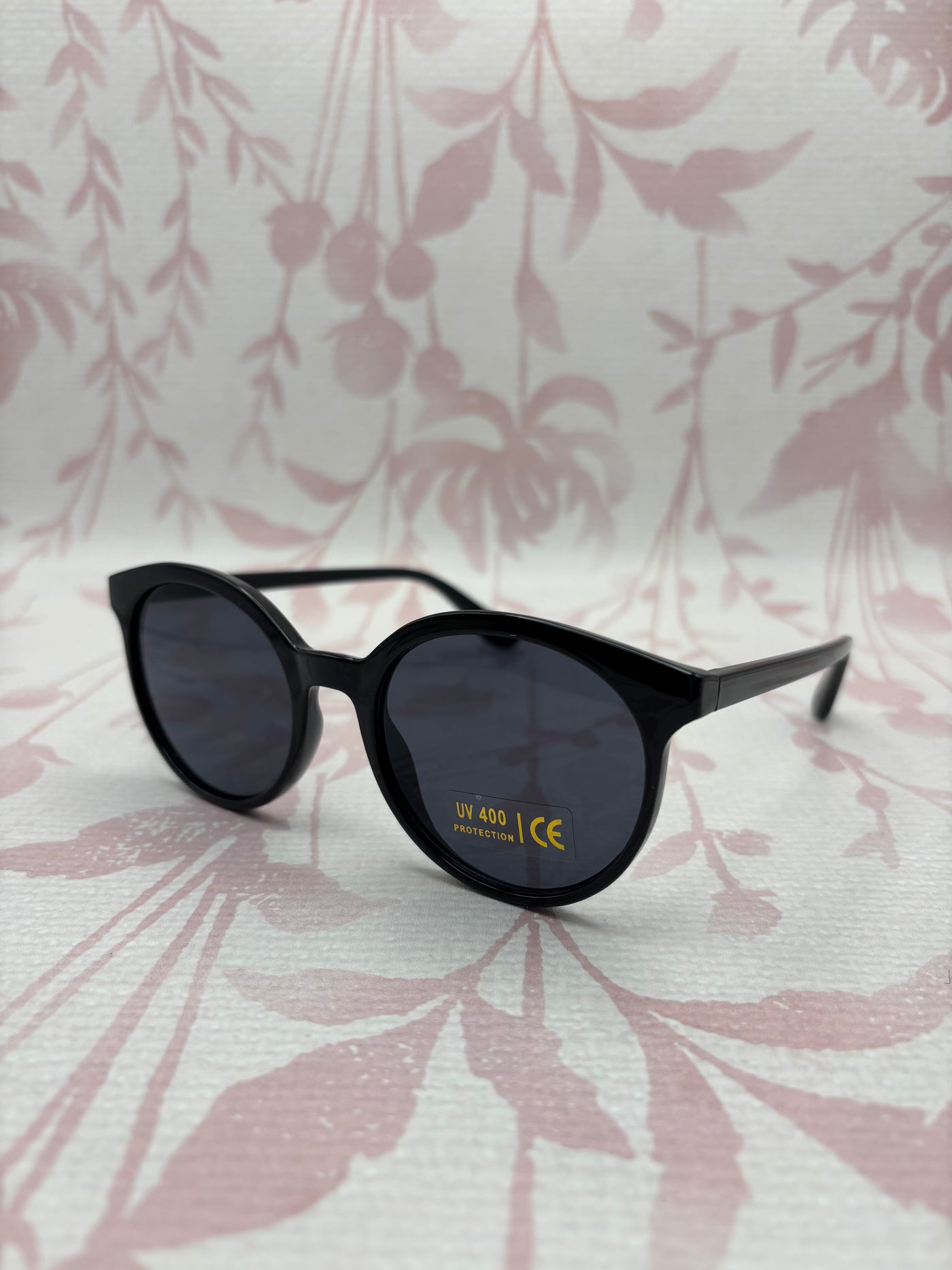 Round Lens Sunglasses | Black