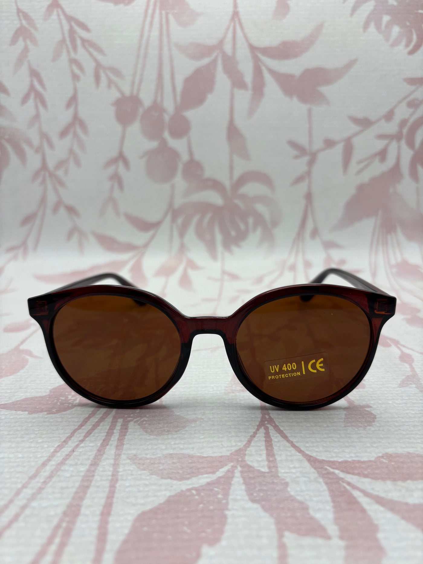 Round Lens Sunglasses | Brown