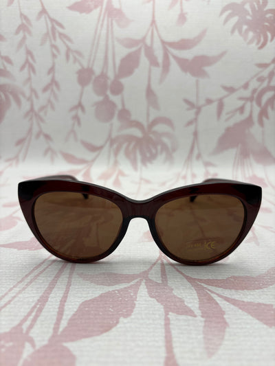 Cateye Sunglasses // Brown